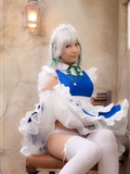 cosplay美女套图 c77 Sakuya Izayoi　白丝假发扮相(1)(61)